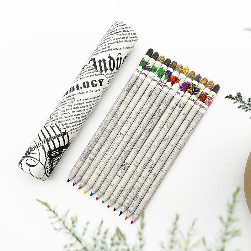 NewsPaper Custom Printed Seed Pencils
