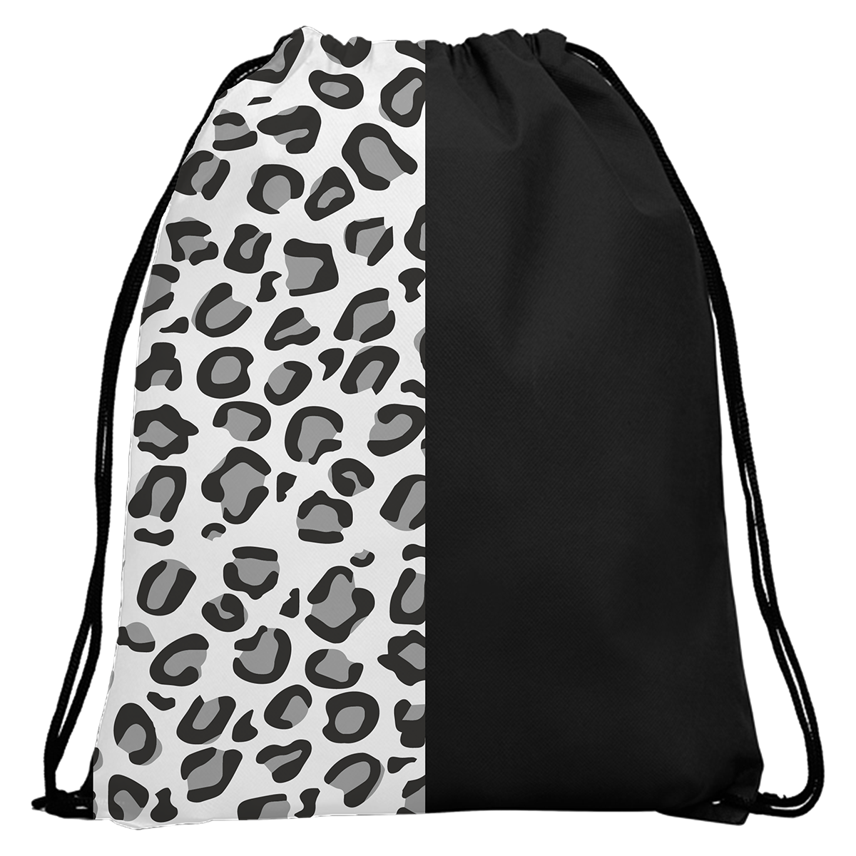 Factory custom backpack Leopard print drawstring bag