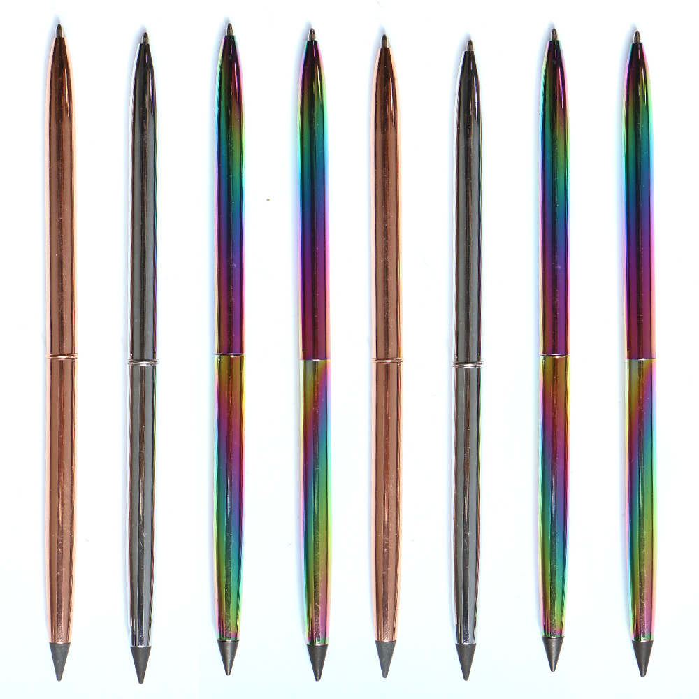 Double head colorful Inkless Metal Eternal Pen