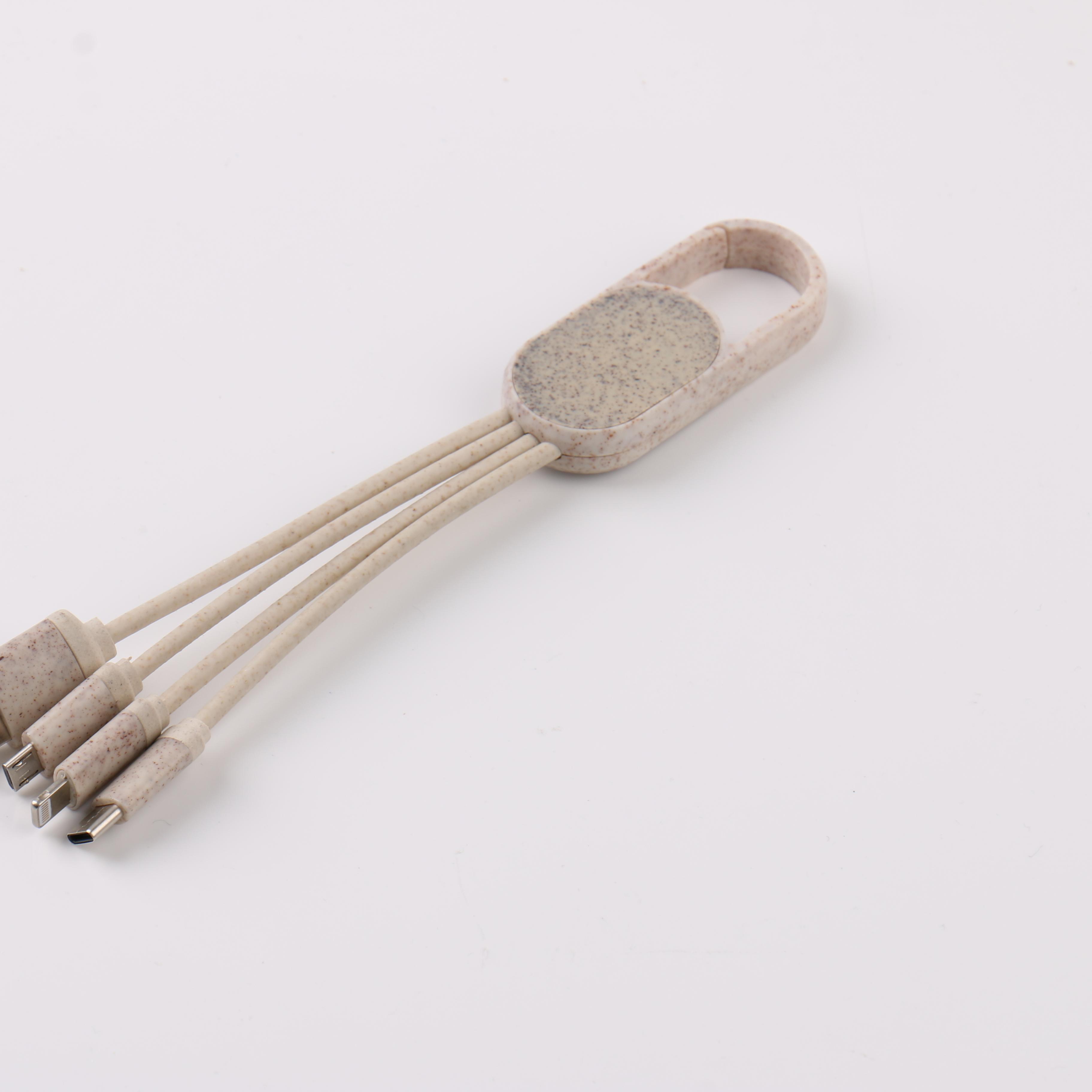Fast Charging Cable Wheat Straw Fiber