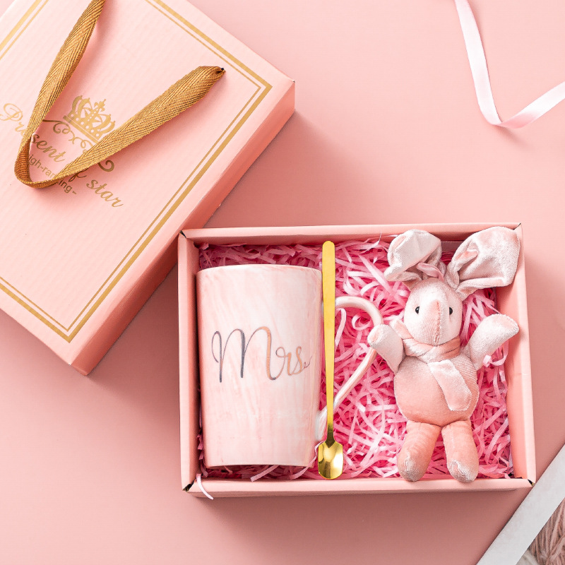 Christmas Farewell Surprise Mug & Teddy bear Gift box