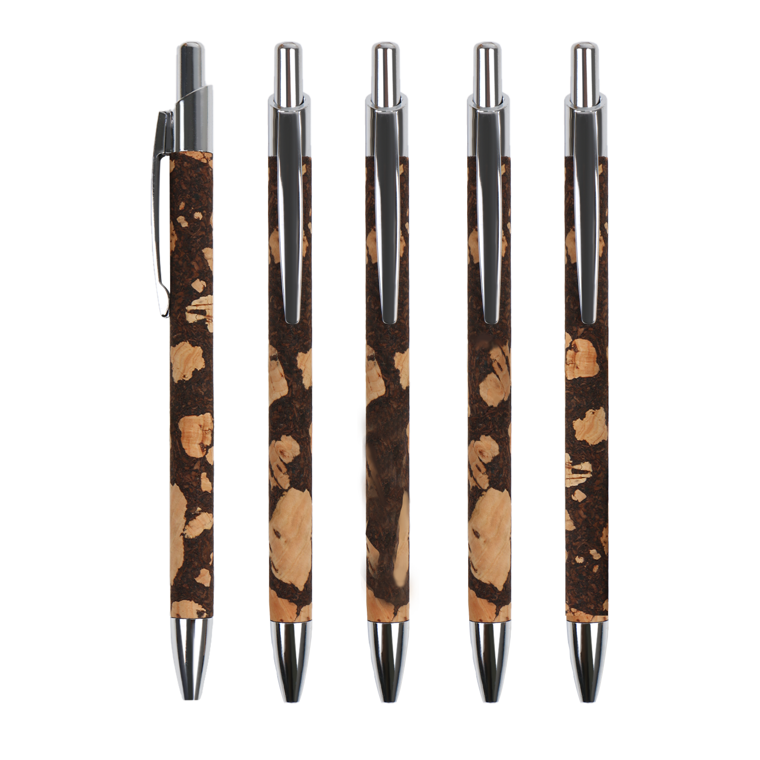 New Ecocoffee grounds cork mixed  Metal aluminum rod ball point pen