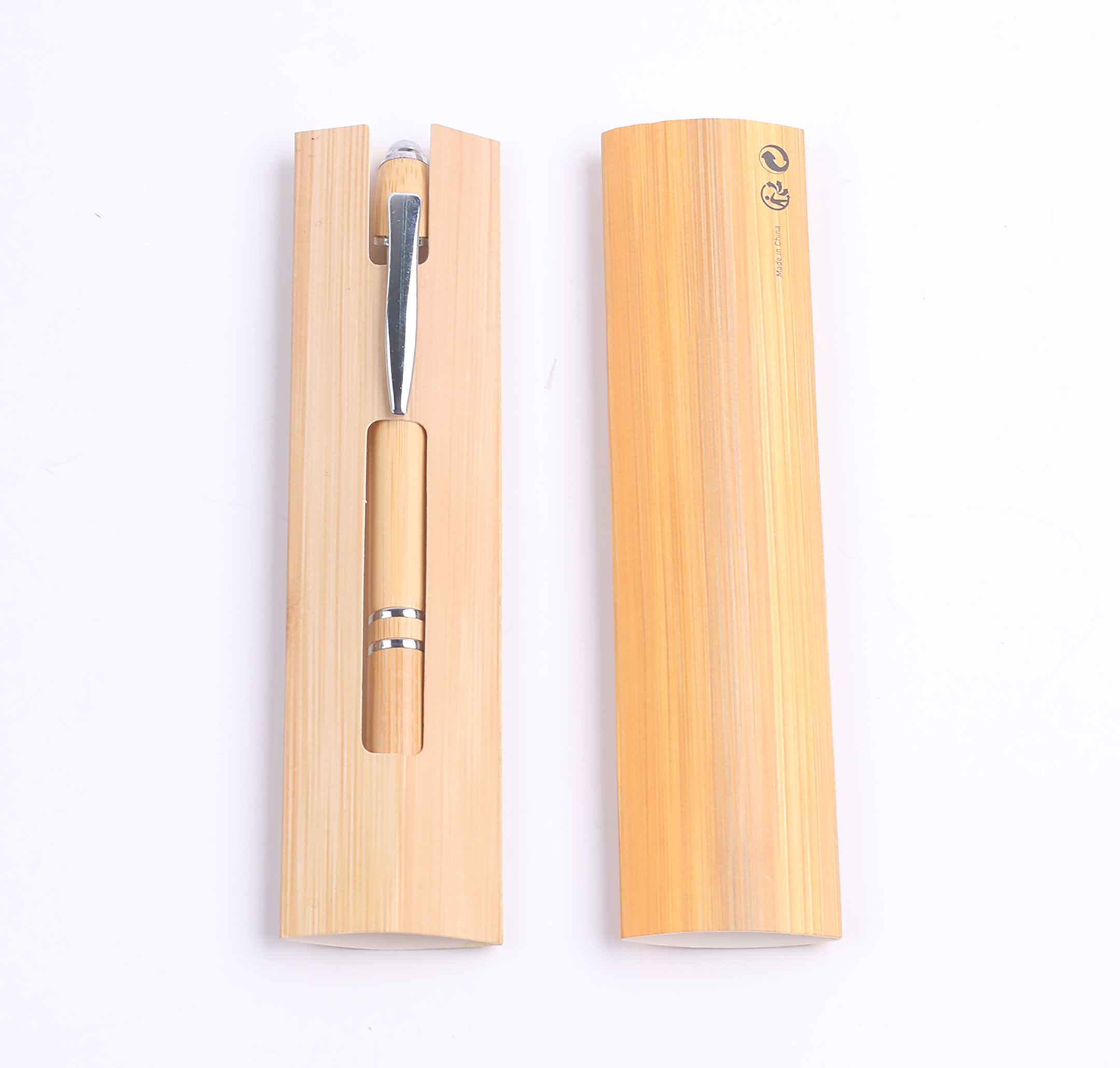 Bamboo Ballpoint with Pouch - Vastu pen